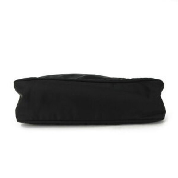Prada Nylon Canvas Handbag Black Hobo Shoulder Bag - Picture 4 of 11